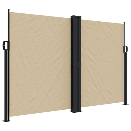 Windscherm uittrekbaar 160x1000 cm beige - AllerleiShop