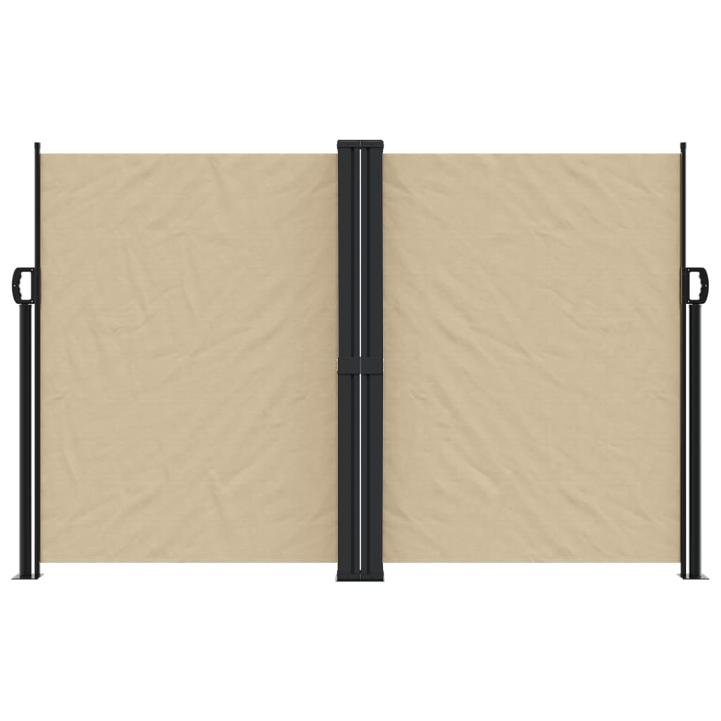 Windscherm uittrekbaar 160x1000 cm beige - AllerleiShop