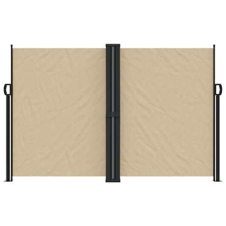 Windscherm uittrekbaar 160x1000 cm beige - AllerleiShop