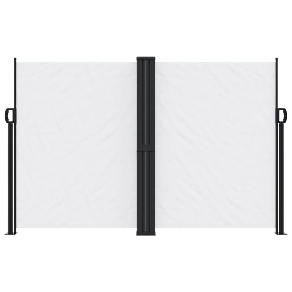 Windscherm uittrekbaar 160x1000 cm wit - AllerleiShop