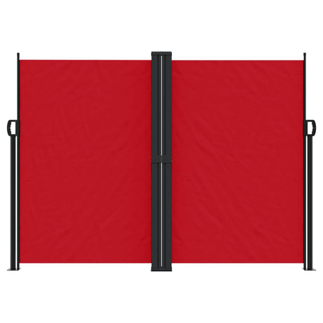 Windscherm uittrekbaar 180x1000 cm rood - AllerleiShop