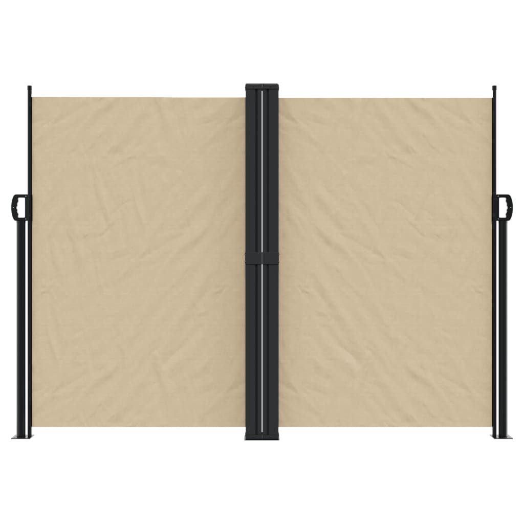 Windscherm uittrekbaar 180x1000 cm beige - AllerleiShop