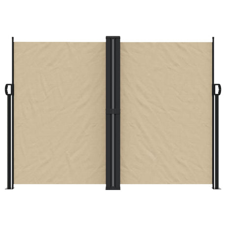 Windscherm uittrekbaar 180x1000 cm beige - AllerleiShop