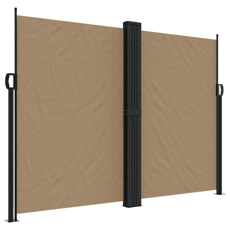 Windscherm uittrekbaar 180x1000 cm taupe - AllerleiShop