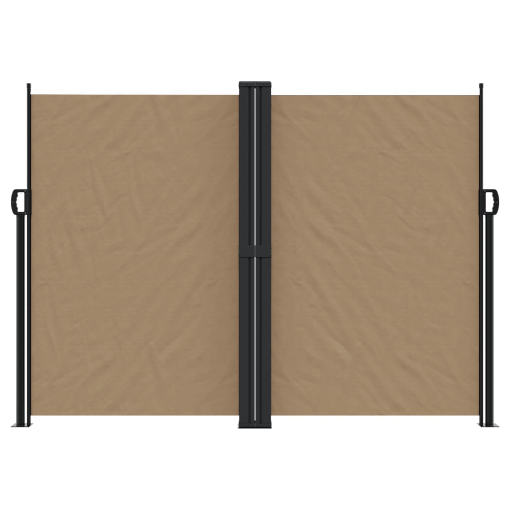 Windscherm uittrekbaar 180x1000 cm taupe - AllerleiShop