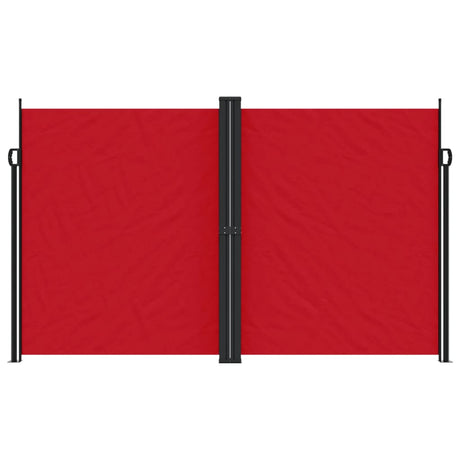 Windscherm uittrekbaar 200x1000 cm rood - AllerleiShop