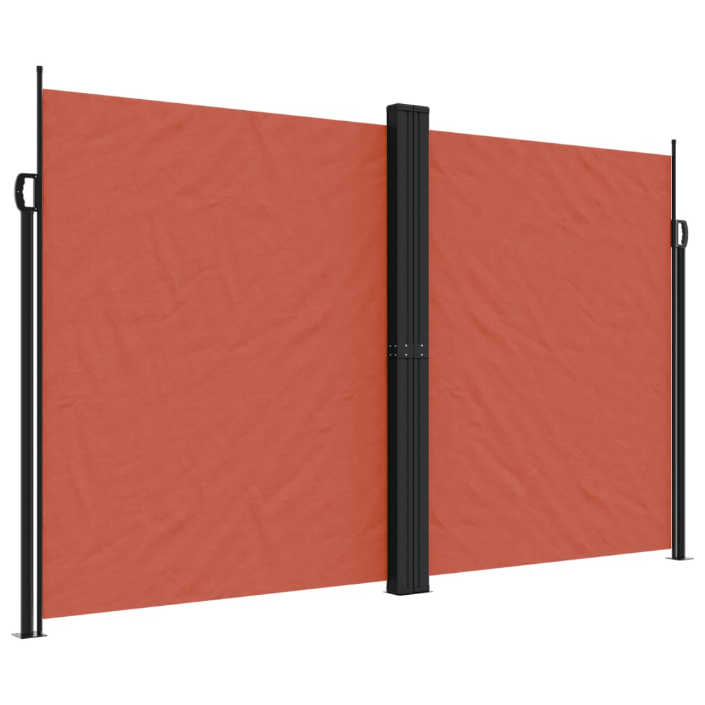 Windscherm uittrekbaar 200x1000 cm terracottakleurig - AllerleiShop