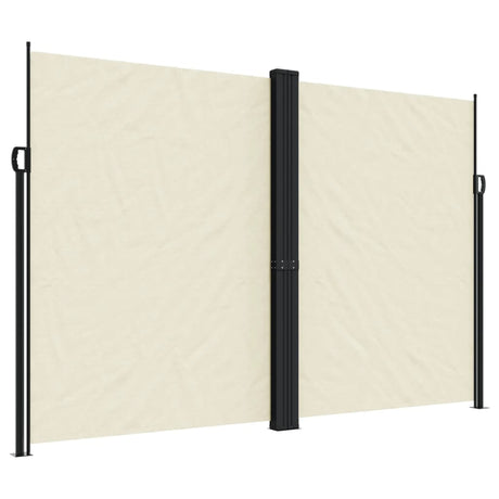 Windscherm uittrekbaar 220x1000 cm crèmekleurig - AllerleiShop