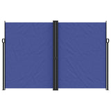 Windscherm uittrekbaar 220x1000 cm blauw - AllerleiShop