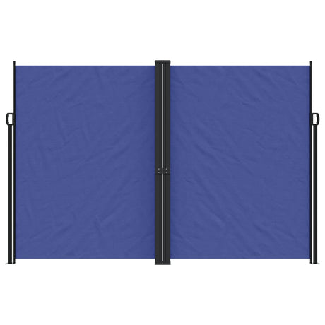 Windscherm uittrekbaar 220x1000 cm blauw - AllerleiShop