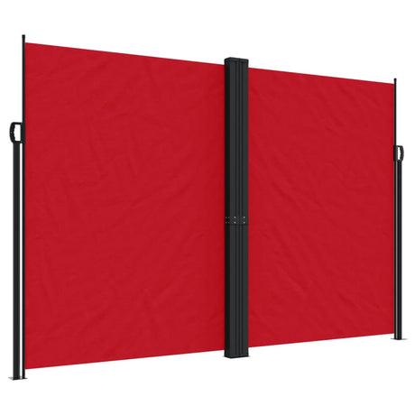 Windscherm uittrekbaar 220x1000 cm rood - AllerleiShop