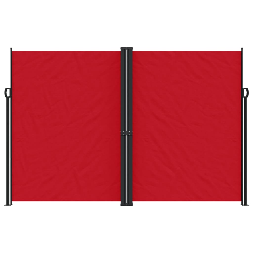 Windscherm uittrekbaar 220x1000 cm rood - AllerleiShop