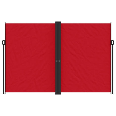 Windscherm uittrekbaar 220x1000 cm rood - AllerleiShop