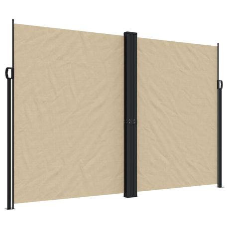 Windscherm uittrekbaar 220x1000 cm beige - AllerleiShop