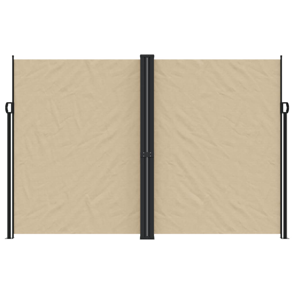 Windscherm uittrekbaar 220x1000 cm beige - AllerleiShop