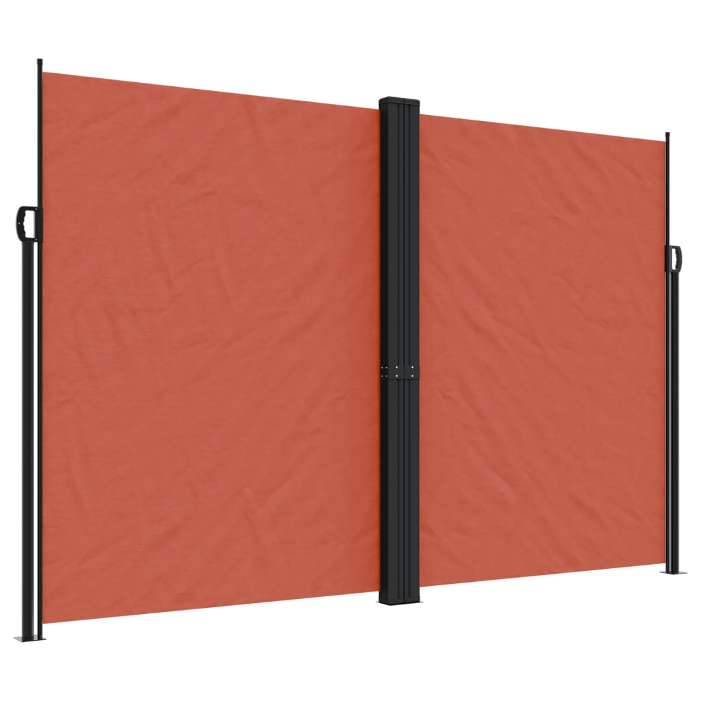 Windscherm uittrekbaar 220x1000 cm terracottakleurig - AllerleiShop