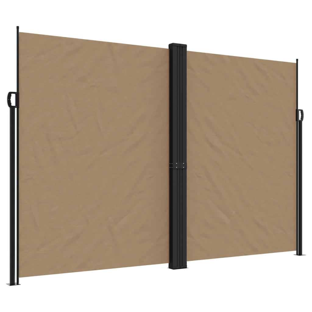 Windscherm uittrekbaar 220x1000 cm taupe - AllerleiShop