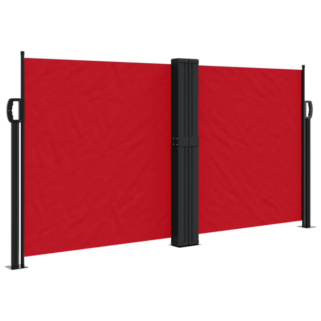 Windscherm uittrekbaar 120x1200 cm rood - AllerleiShop