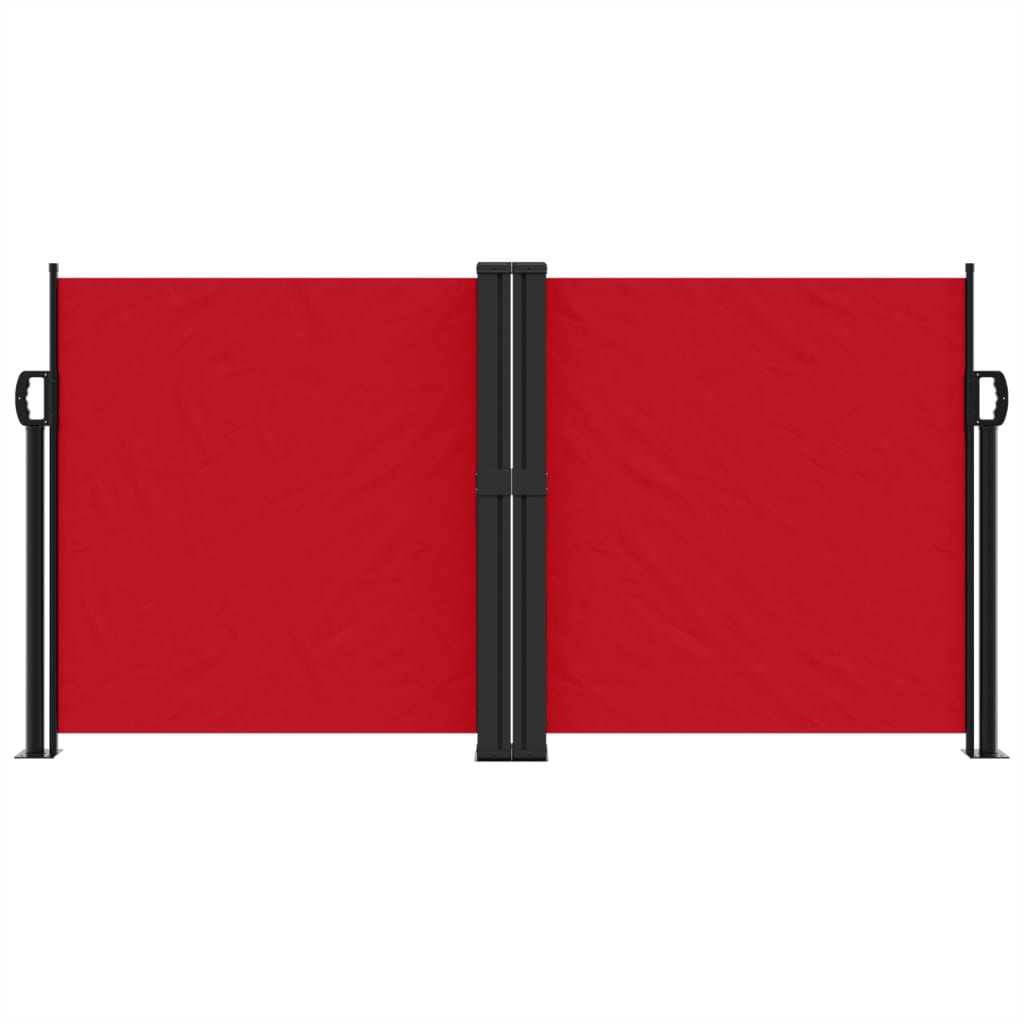 Windscherm uittrekbaar 120x1200 cm rood - AllerleiShop