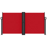 Windscherm uittrekbaar 120x1200 cm rood - AllerleiShop