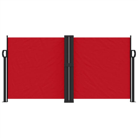 Windscherm uittrekbaar 120x1200 cm rood - AllerleiShop