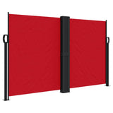 Windscherm uittrekbaar 140x1200 cm rood - AllerleiShop