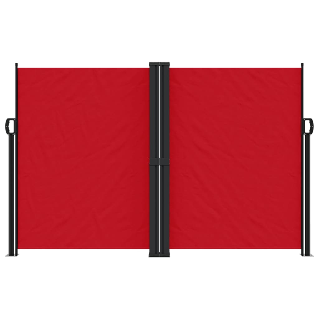 Windscherm uittrekbaar 160x1200 cm rood - AllerleiShop