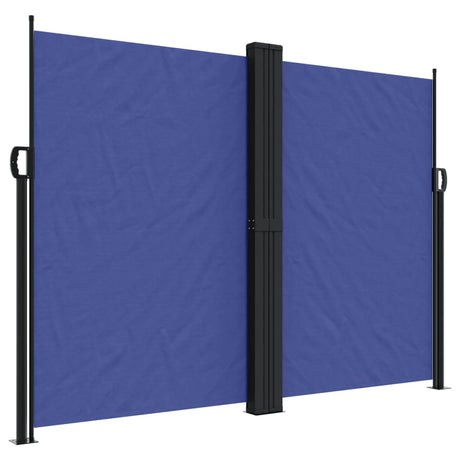 Windscherm uittrekbaar 180x1200 cm blauw - AllerleiShop