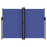 Windscherm uittrekbaar 180x1200 cm blauw - AllerleiShop