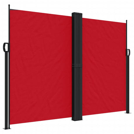 Windscherm uittrekbaar 180x1200 cm rood - AllerleiShop