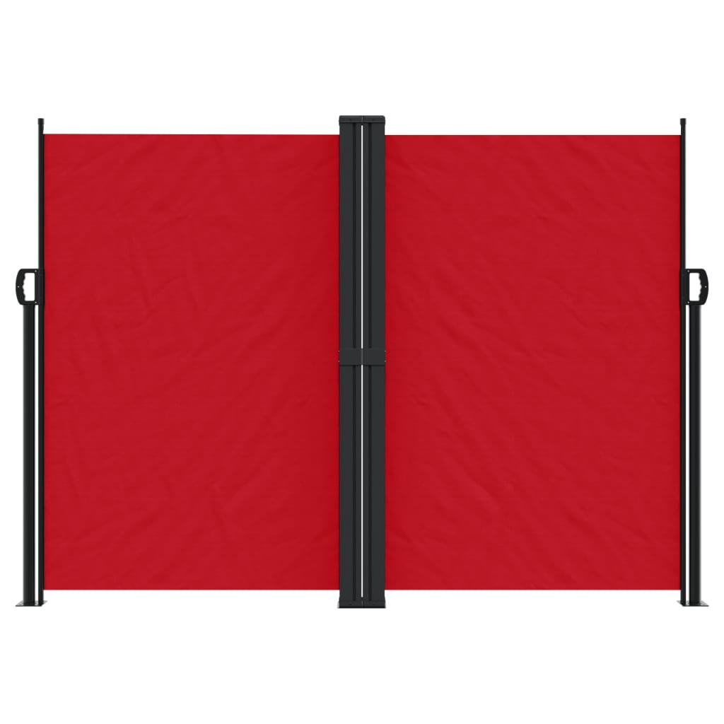 Windscherm uittrekbaar 180x1200 cm rood - AllerleiShop