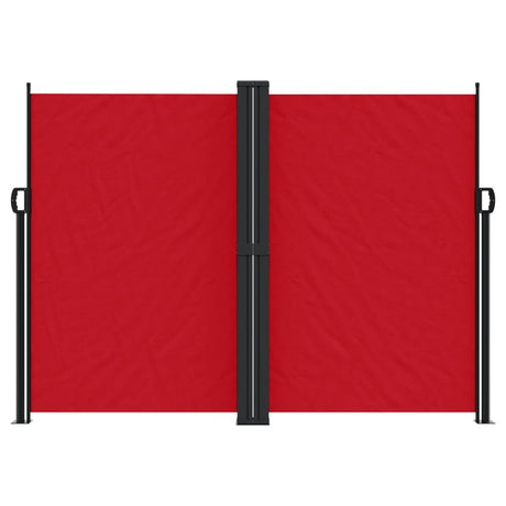 Windscherm uittrekbaar 180x1200 cm rood - AllerleiShop