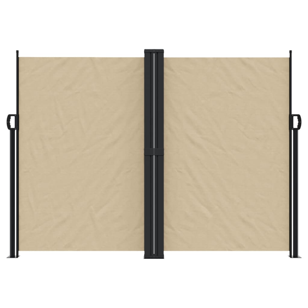 Windscherm uittrekbaar 180x1200 cm beige - AllerleiShop