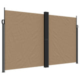 Windscherm uittrekbaar 200x1200 cm taupe - AllerleiShop