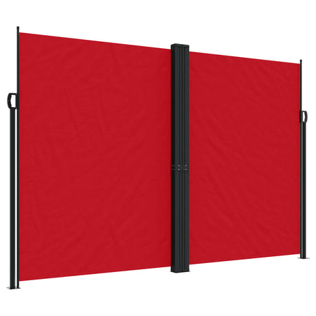 Tuinscherm uittrekbaar 220x1200 cm rood - AllerleiShop