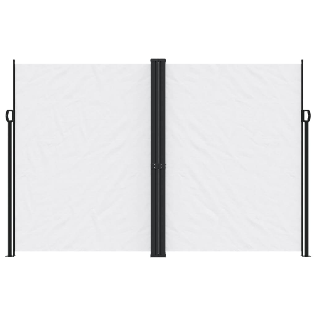 Windscherm uittrekbaar 220x1200 cm wit - AllerleiShop