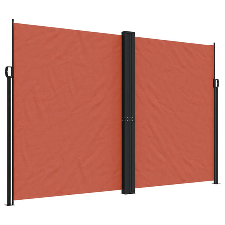 Windscherm uittrekbaar 220x1200 cm terracottakleurig - AllerleiShop