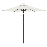 Parasol met stalen paal 225x225x212 cm wit - AllerleiShop