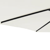 Parasol met stalen paal 225x225x212 cm wit - AllerleiShop