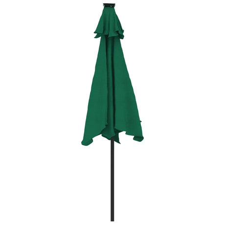 Parasol met stalen paal 225x225x212 cm groen - AllerleiShop