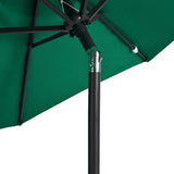 Parasol met stalen paal 225x225x212 cm groen - AllerleiShop