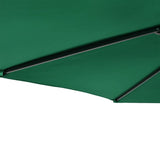 Parasol met stalen paal 225x225x212 cm groen - AllerleiShop