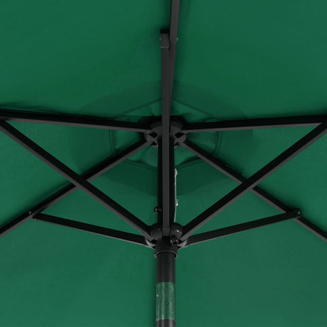 Parasol met stalen paal 225x225x212 cm groen - AllerleiShop