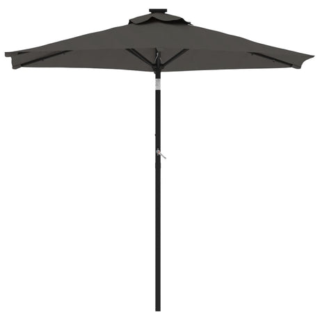 Parasol met stalen paal 225x225x212 cm antracietkleurig - AllerleiShop