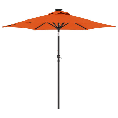 Parasol met stalen paal 225x225x212 cm terracottakleurig - AllerleiShop