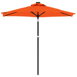 Parasol met stalen paal 225x225x212 cm terracottakleurig - AllerleiShop