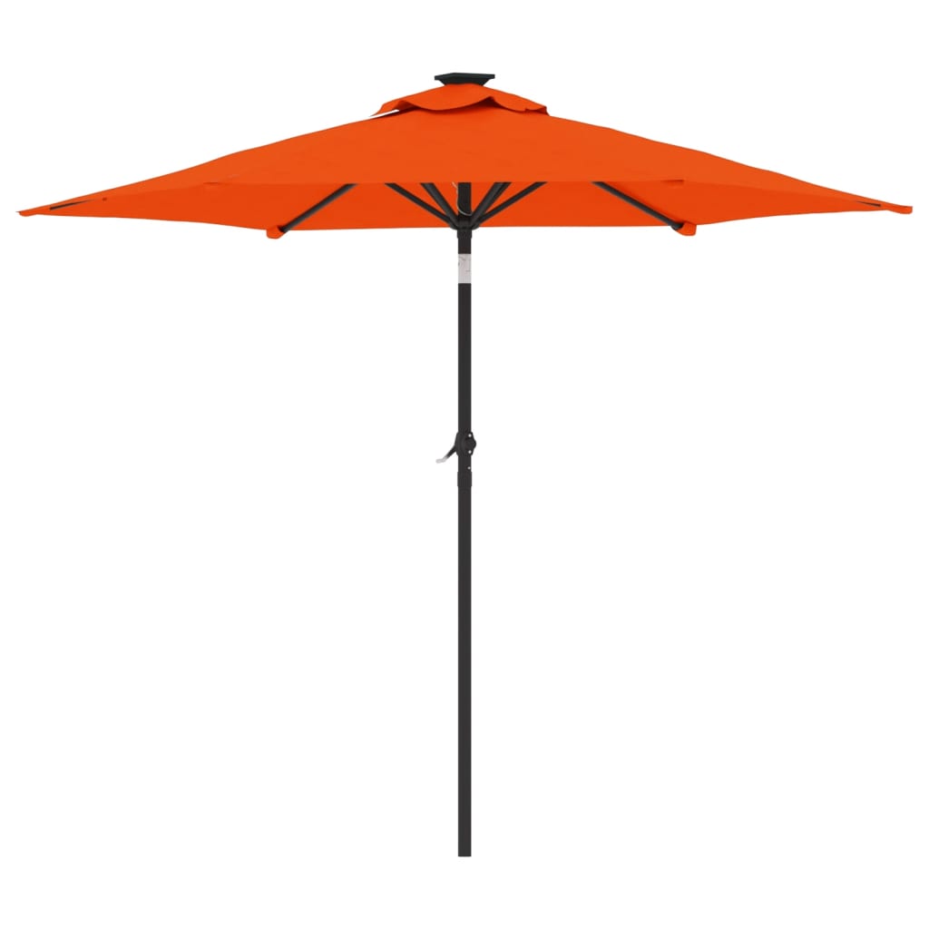 Parasol met stalen paal 225x225x212 cm terracottakleurig - AllerleiShop