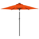 Parasol met stalen paal 225x225x212 cm terracottakleurig - AllerleiShop