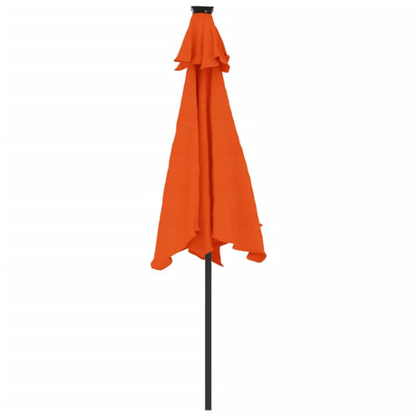 Parasol met stalen paal 225x225x212 cm terracottakleurig - AllerleiShop