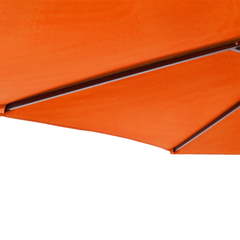 Parasol met stalen paal 225x225x212 cm terracottakleurig - AllerleiShop